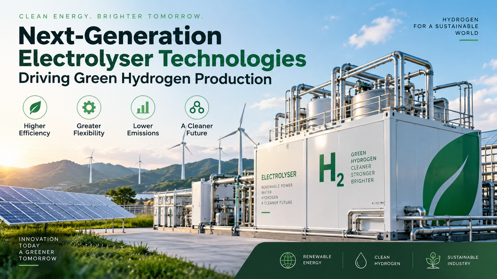 advanced hydrogen electrolysers